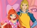 Lojë Winx Love: Round Puzzle - Happy Valentine`s Day