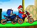 Lojë Mario Vs Sonic Racing