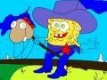 Lojë Cowboy Spongebob Coloring