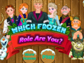Lojë Which Frozen Role Are You
