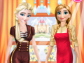 Lojë Elsa And Anna Work Dress Up  