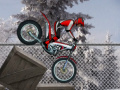Lojë Bike Trial Snow Ride