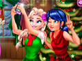 Lojë Ladybug And Elsa Xmas Selfie