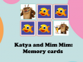 Lojë Kate and Mim Mim: Memory cards