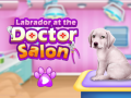 Lojë Labrador at the doctor salon    
