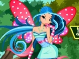 Lojë Winx Flora Dress Up 