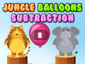 Lojë Jungle Balloons Subtraction