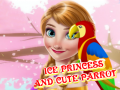 Lojë Ice Princess And Cute Parrot
