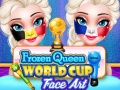 Lojë Frozen Queen World Cup Face Art