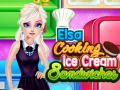 Lojë Elsa Cooking Ice Cream Sandwiches