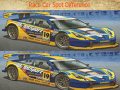 Lojë Race Car Spot Difference