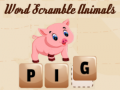 Lojë Word Scramble Animals