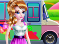 Lojë Girly Ice Cream Truck Car Wash
