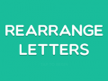 Lojë Rearrange Letters