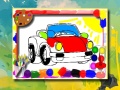 Lojë Cartoon Cars Coloring Book