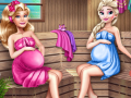 Lojë Cute Mommies Pregnant Sauna