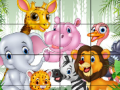 Lojë Animals Sliding Puzzle