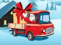 Lojë Christmas Vehicles Jigsaw