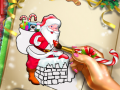 Lojë Santa Christmas Coloring