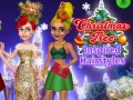 Lojë Christmas Tree Inspired Hairstyles