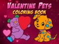 Lojë Valentine Pets Coloring Book