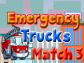 Lojë Emergency Trucks Match 3