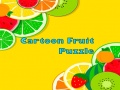 Lojë Cartoon Fruit Puzzle