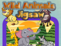 Lojë Wild Animals Jigsaw