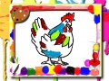 Lojë Chicken Coloring Book