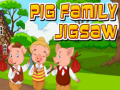 Lojë Pig Family Jigsaw