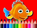 Lojë Back To School: Fish Coloring Book