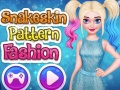 Lojë Snakeskin Pattern Fashion