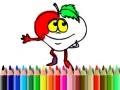 Lojë Back To School: Fruits Coloring