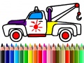 Lojë Back To School: Trucks Coloring