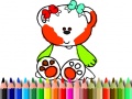 Lojë Back to School: Sweet Bear Coloring