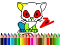 Lojë Back To School: Cat Coloring