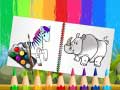 Lojë Funny Animals Coloring Book