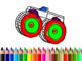 Lojë Back To School: Monster Truck Coloring