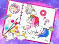 Lojë Fabulous Cute Unicorn Coloring Book