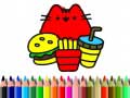 Lojë Back To School: Cute Cats Coloring