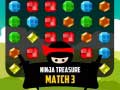 Lojë Ninja Treasure Match 3