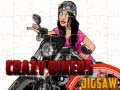 Lojë Crazy Bikers Jigsaw