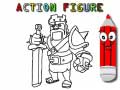 Lojë Back To School: Action Figure Coloring