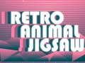 Lojë Retro Animal Jigsaw