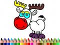 Lojë Back to School: Deer Coloring Book