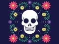 Lojë Colorful Skull Jigsaw