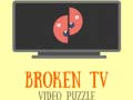 Lojë Broken TV Video Puzzle