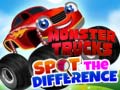 Lojë Monster Trucks Spot the Difference
