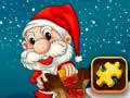 Lojë Santa Claus Puzzle Time