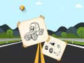 Lojë Funny Cars For Kids Coloring